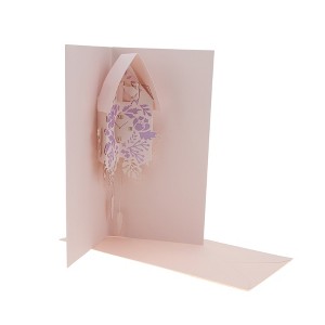 Unique Bargains Greeting Card Assorted Color 8.7"x4.3"x0.4" 1 Pc - 1 of 4