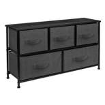 Sorbus Drawer Dresser for Bedroom Office Black