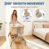 Bedside Bassinet Baby Bassinet,3 in 1 Bedside Sleeper with Baby Co-Sleeper Travel Crib - 2 of 4