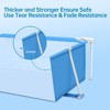Above Ground Pool Set, Round or Rectangular Frame Swimming Pool, Outdoor Backyard Family Pool, Corrosion & Puncture Resistant, Includes Filter & Pump - 4 of 4