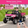 24V 2-Seater Ride On Dump Truck with Parent Remote Control, 4WD 6-Wheel Electric Car for Big Kids, UTV Style Dump Bed & Music Horn - 3 of 4