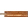 Storied Home Acacia and Mango Wood Cheese and Serving Board with Handle, Natural - 3 of 4
