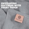 Wealuxe Premium Bath Towels Set of 4 - 100% Ring Spun Cotton 650GSM, Extra Absorbent, Soft Towels for Bathroom, Shower, Hotel, Spa - 27x54" - 4 of 4