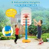 Costzon Kids Basketball Hoop, Adjustable 3.9–5.2FT Basketball Goal, Portable Mini Set for Indoor/Outdoor Play, Gift for Boys & Girls - 2 of 4