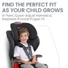 Britax Grow with You ClickTight Harness Contour SafeWash Booster Car Seat - Black - 4 of 4