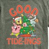 Men's - SpongeBob SquarePants - Good Tide Christmas Short Sleeve Graphic T-Shirt - 2 of 4