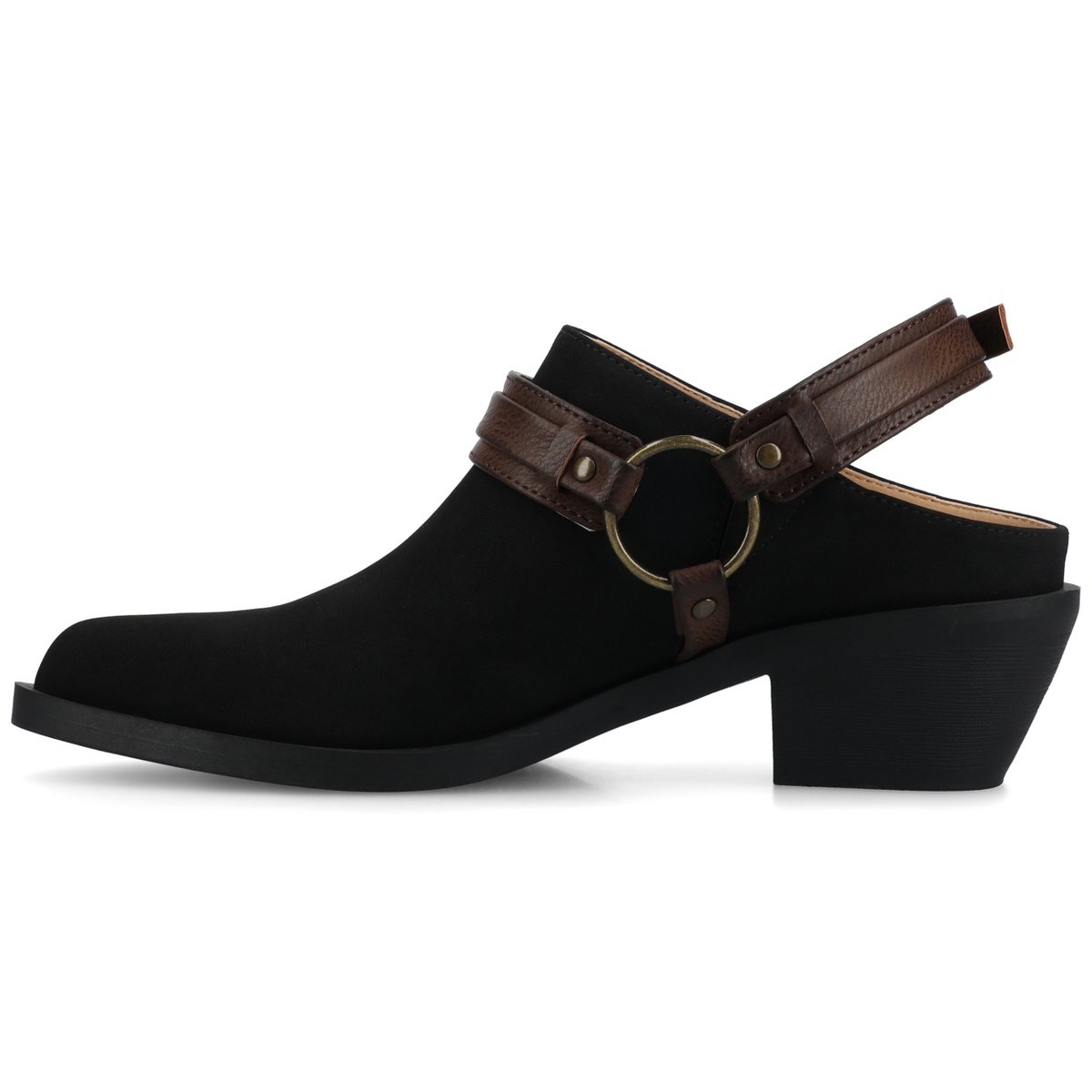 Женские сабо Journee Collection Journee Women's Urbana Casual Strappy Mules, Black 9 — фото 2