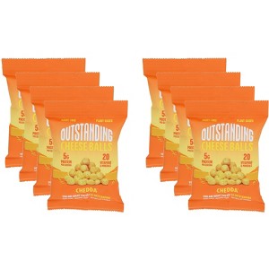 Outstanding Chedda Cheese Balls - Case of 8 - 1.25 oz - 1 of 2