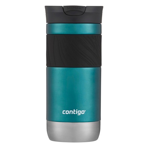 Contigo Byron 2 0 16oz Stainless Steel Travel Mug With Snapseal Lid And Grip Spirulina Target