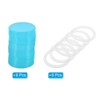 Unique Bargains Regular Mouth Plastic Mason Jar Lids with Silicone Sealing Ring 6 Pcs - 3 of 4