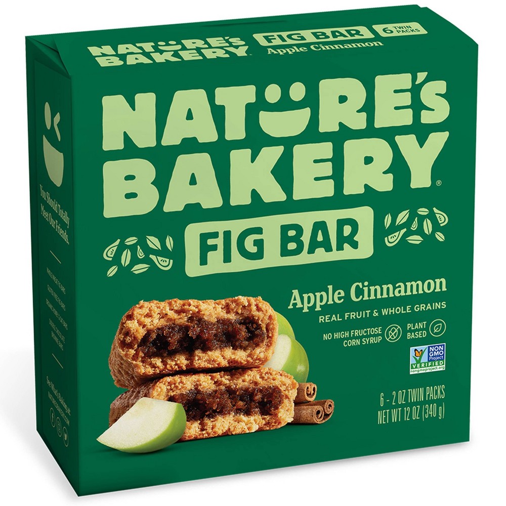 Nature's Bakery Apple Cinnamon Fig Snack Bars - 12oz/6ct