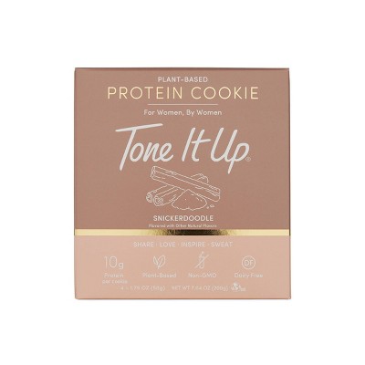 Tone It Up Plant-Based Protein Cookie - Snickerdoodle - 4ct