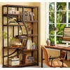 Gulches Freestanding Bookshelf, 68.9" Etagere Bookcase with 9 Open Shelves for Small Space - 3 of 4