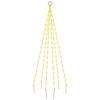 vidaXL Christmas Tree on Flagpole Warm White 108 LEDs 6 ft - 2 of 4