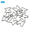 Unique Bargains Alloy Necklace Resin Casting Butterfly Shaped Pendant Frames 1.4" 20 Pcs - 3 of 4