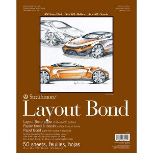 Strathmore 400 Series Layout Paper Pad, Glue Binding, 50 Sheet, 11x14 inch, 1 Count - 1 of 1