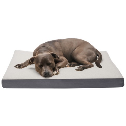 Memory foam dog mat provide healthy and ergonomic lying.