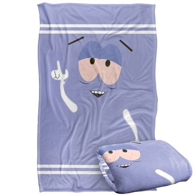 Kids' South Park Towelie Silky Touch Blanket White 36X58