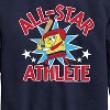 Boys' - SpongeBob SquarePants - American All Star Graphic Long Sleeve Fleece Sweatshirt - 2 of 4