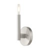 Livex Lighting Copenhagen 1 - Light Wall Light in  Brushed Nickel - 3 of 4