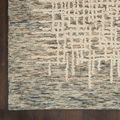 Vail Ivory and Earth Tone Hand-Tufted Wool Area Rug