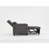 PAGED 3-in-1 Linen Futon Sofa Bed with USB Ports,Convertible Pull Out Armchair Bed with Anti-scratch Design,Couch for Living Room - 3 of 4