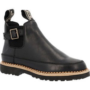 Women's Georgia Boot Women's Black Buckle Chelsea Romeo - 1 of 4