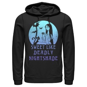 Men's The Nightmare Before Christmas Halloween Sally Sweet Like Deadly Nightshade Pull Over Hoodie - 1 of 4