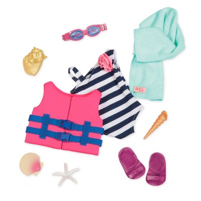 Our Generation Fun Day Sun Day Swimsuit Outfit for 18&#34; Dolls