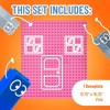 Strictly Briks Classic Big Briks Stackable Baseplates, Large Pegs for Ages 3 and Up, Pink, 1 Piece, 13.75" x 16.25" Inches - 3 of 4