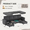 EROMMY 6 - Piece Modular Sectional Couch, Modular Couches and Sofas Sectional with Storage for Living Room - 3 of 4