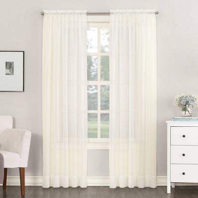 Emily Sheer Voile Rod Pocket Curtain Panel - No. 918 : Target