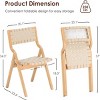 AZL1 Life Concept Set of 2 Wood Folding Chairs - 3 of 4