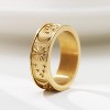Sun, Moon and Star Statement Ring - 8mm Boho Stainless Steel Unisex Ring for Women & Men - 2 of 4