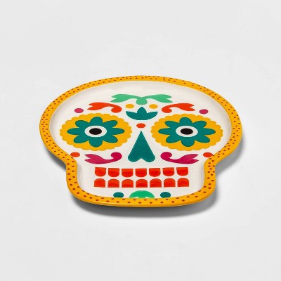 Día de Muertos Ceramic Skull Platter - Designed with Luis Fitch