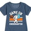- Peanuts - Game On Kindergarten Graphic Short Sleeve Fleece Dress - 2 of 4
