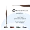Borciani e Bonazzi Unico Synthetic Mongoose Artist Paint Brush - Series 800 Round - Size #3 - Watercolors, Oil & Acrylic Paint - Handcrafted in Italy, - 2 of 4