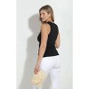 Women's Keyhole Rouched Top - Veronica M - 3 of 4