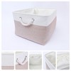 REGALWOVEN Storage Bin with Handles for Closet Organizing Clothes 2 Pcs - 2 of 4