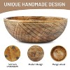 Mela Artisans Jai valley Bowl Large in Light Burnt - 3 of 4