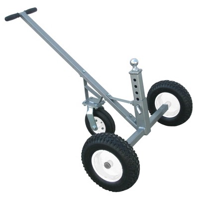 Tow Tuff TMD-800C Adjustable Solid Steel 800 LB Capacity Portable Trailer Dolly with 8-Inch Swivel Caster