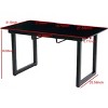 Vynxaria Black Square Extendable Coffee Table with Metal Legs for Modern Living Spaces - 4 of 4