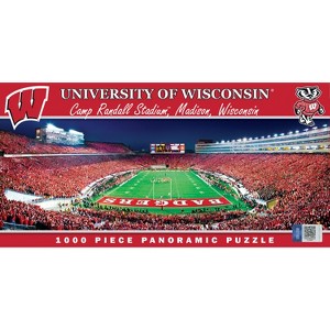 MasterPieces Sports Panoramic Puzzle - NCAA Wisconsin Badgers Endzone View - 1 of 4