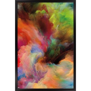 Trends International Paint Motion Imagination Framed Wall Poster Prints - 1 of 4