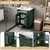 Okak Modern Freestanding Bathroom Vanity with Sink Combo,Solid Wood Bathroom Storage Cabinet with 2 Doors & Tip-out Drawer - 3 of 4