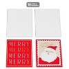 10ct Blank Christmas Cards Boxed with Envelopes 'Merry Christmas with Santa' - 4 of 4