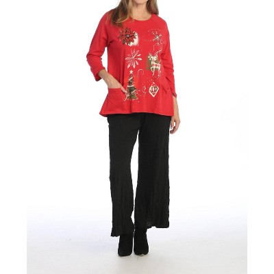 Women's Treasures Mineral Washed Patch Pocket Cotton Top - Jess & Jane