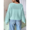 Coolmee Women's Plus Size Cardigan Top Hollow Out Open Knit Sweater Ladies Tie Front Shrug - 3 of 3