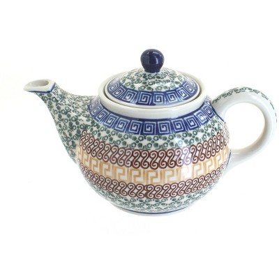 Blue Rose Polish Pottery Athena Small Teapot