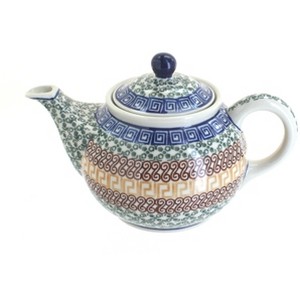 Blue Rose Polish Pottery 264 Ceramika Artystyczna Small Teapot - 1 of 1